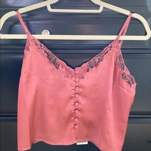 Satin Lace Urban Outfitters Blouse Tank